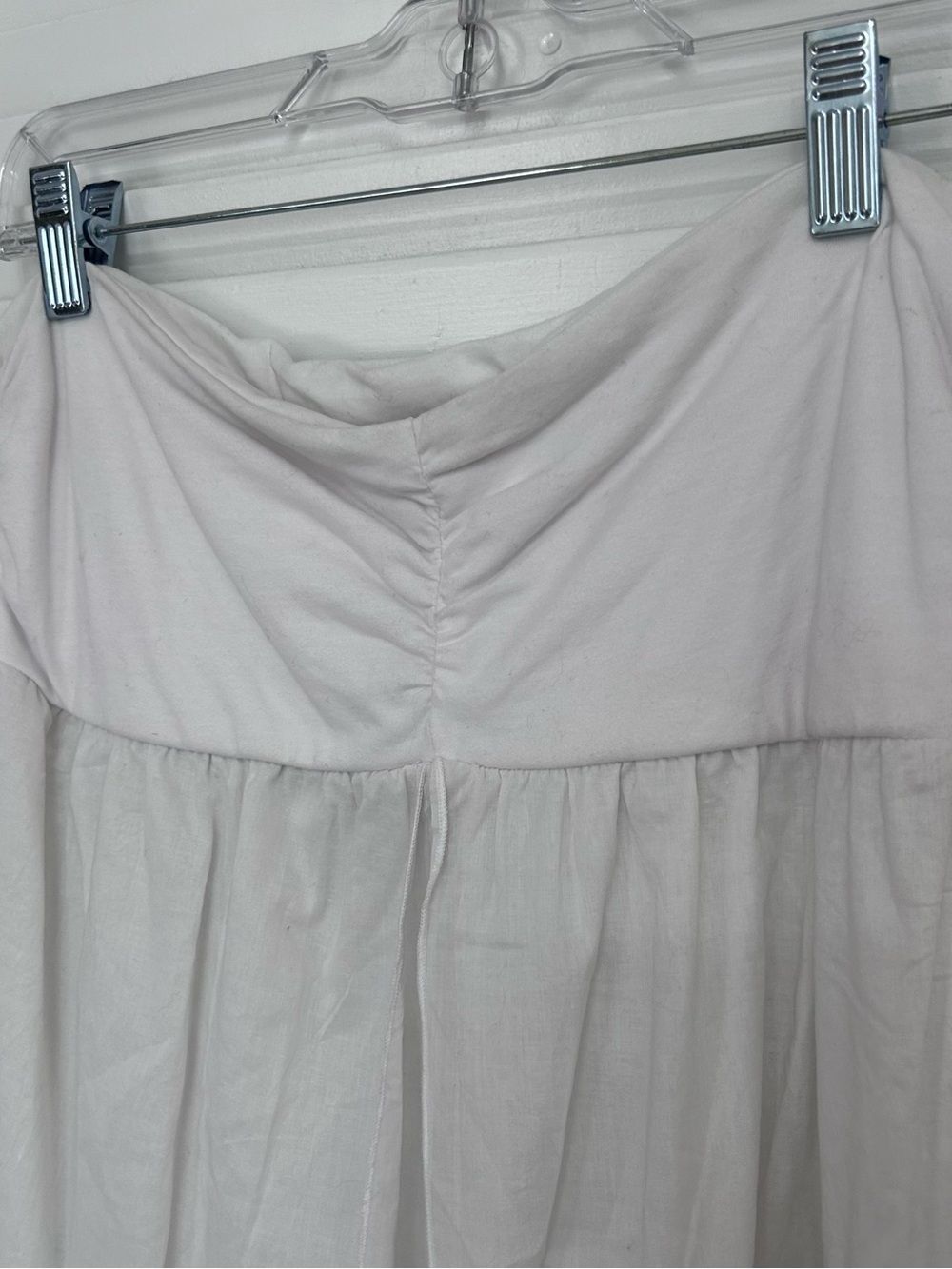 🌼MAKE OFFeR🌼NWT Tommy Bahama Strapless White Maxi Lightweight Cotton Dress MD - Picture 4 of 7